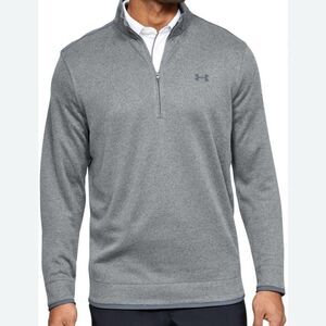 Under Armour Gray Cold Gear 1/4 Zip Sweater Pullo Sz XL